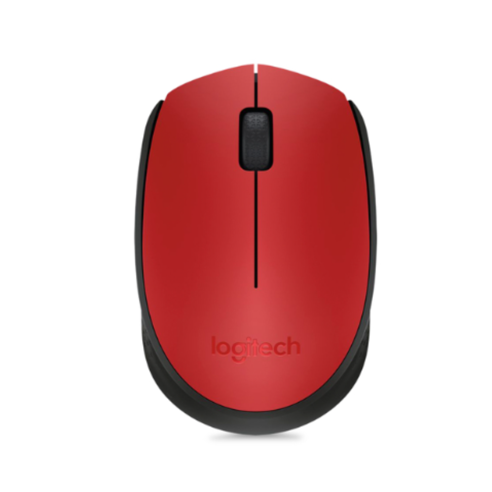 MOUSE LOGITECH INALAMBRICO M170 ROJO