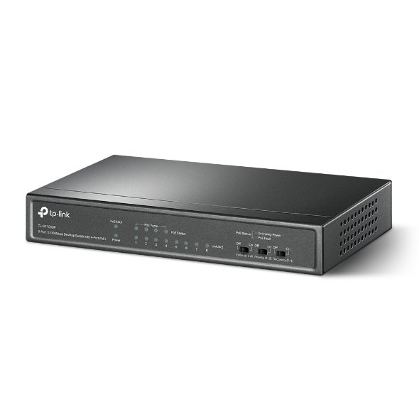 SWITCH 8P TP-LINK TL-SF1008P 10/100 4P POE+ DESKT - Image 2