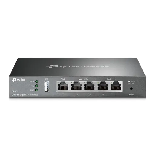 ROUTER 5P TP-LINK ER605 GIGA VPN 1P WAN+3P LAN/WAN