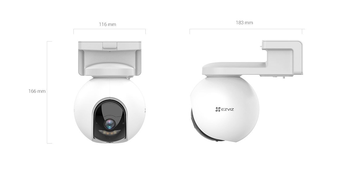 CAMARA IP 4MP EZVIZ HB8 EXTERIOR+PANEL SOLAR - Image 2