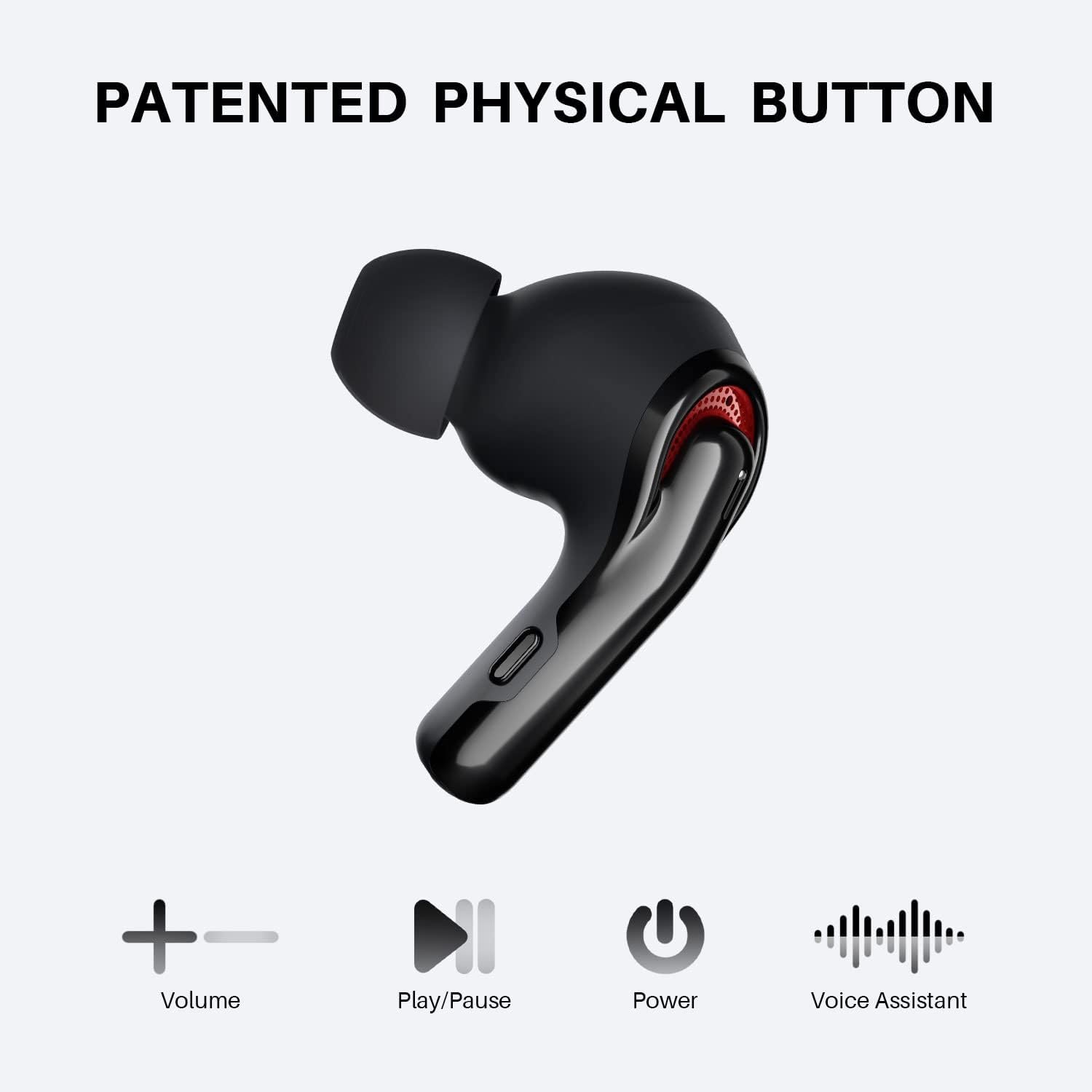 AURICULAR TRIBIT C1 QUALCOMM QCC3040 NOISE CANCELLING BLACK - Image 5