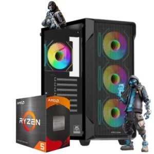 PC GAMER RYZEN 5 5600GT RAM 8GB NVME 256GB 650W GAMER 4 FAN