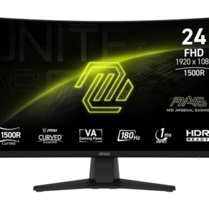 MONITOR CURVO MSI 24" MAG 242C (1920X1080 FHD) 180HZ