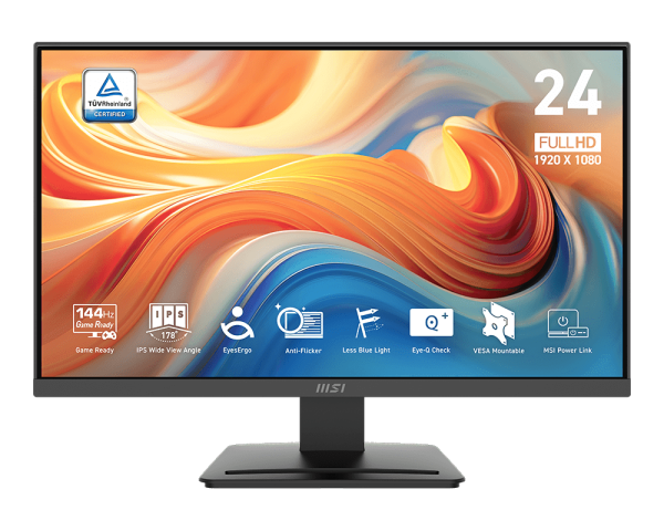MONITOR MSI 24" PRO MP243L E14 (1920X1080) IPS 144HZ