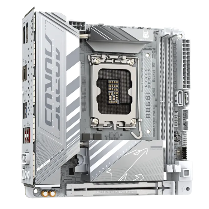 MOTHERBOARD GIGABYTE S1851 B860I AORUS PRO ICE DDR5 M-ITX - Image 3