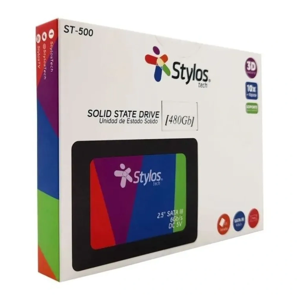 SSD 480GB STYLOS
