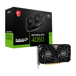 PLACA MSI RTX 4060 VENTUS 2X 8GB OC DDR6 BLACK
