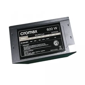 FUENTE 600W CROMAX KC-DDA-600  STANDARD ATX FIJO