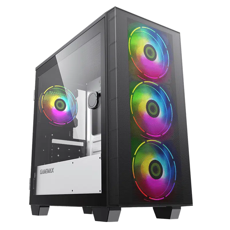 GABINETE GAMEMAX AERO MINI 4*FAN ARGB M-ATX