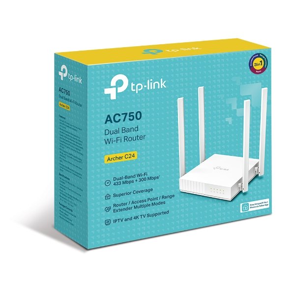 ROUTER 4P TP-LINK ARCHER C24 AC750 DUAL BAND - Image 4
