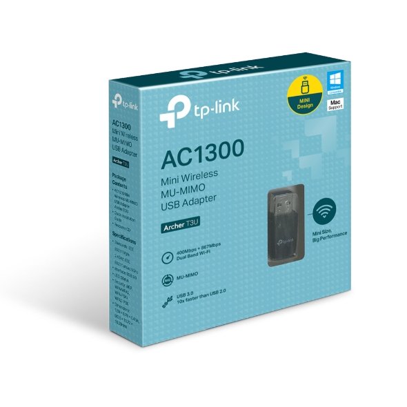 PLACA RED USB TP-LINK ARCHER T3U AC1300 MU-MIMO DB - Image 2