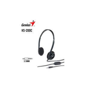 AURICULAR CON MICROFONO GENIUS HS-200C  + CABLE 1 JACK