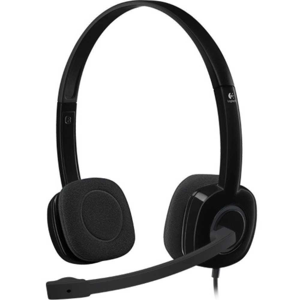 AURICULAR CON MICROFONO LOGITECH H151 NEGRO JACK3.5MM