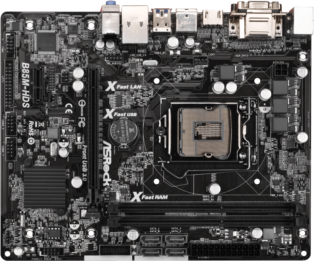 MOTHERBOARD ASROCK B85M-HDS C/ MICROPROCESADOR INTEL I3 4TA - Image 3