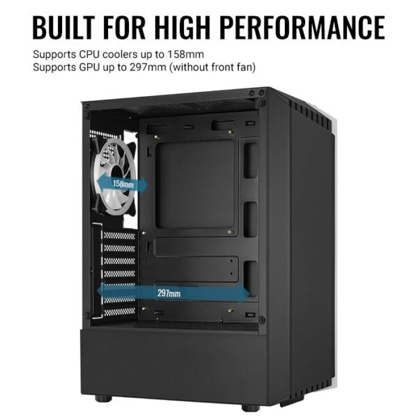 GABINETE GAMER AEROCOOL BIONIC BLANCO - Image 3