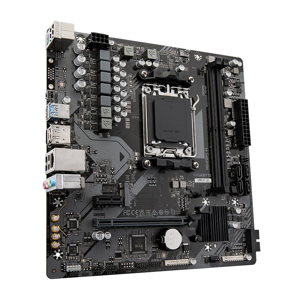 MOTHERBOARD GIGABYTE AM5 A620M H DDR5 BOX M-ATX