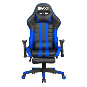 SILLA GAMER SYX CH-059 BL AZUL NEGRO