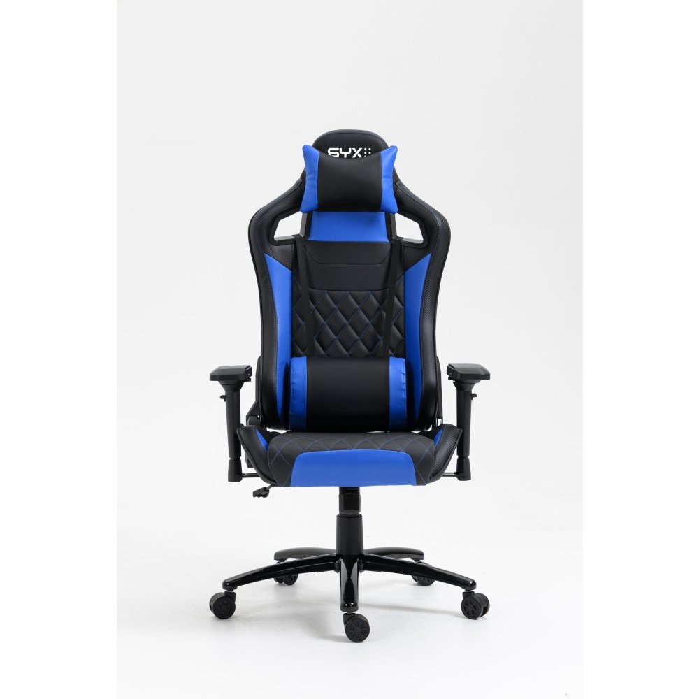 SILLA GAMER SYX CH-451 BL AZUL NEGRO