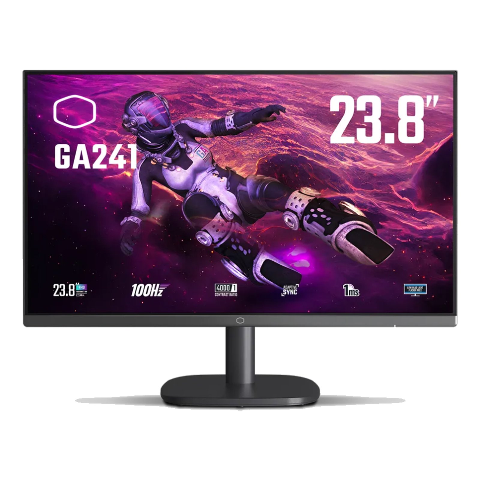 MONITOR COOLER MASTER GA241 23.8" FHD (1920 X 1080) VGA HDMI 100HZ 1MS