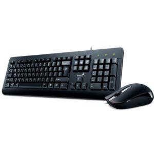 TECLADO Y MOUSE GENIUS KM-160 USB BLACK SP