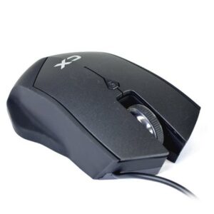 MOUSE CX MEQ-037 RUBBER BLACK COLOR FINISH USB