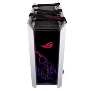 GABINETE ASUS GX601 ROG STRIX E RGB WHITE V TEMPLADO
