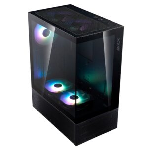 GABINETE XPG INVADER X MINI NEGRO FAN ARGB X5