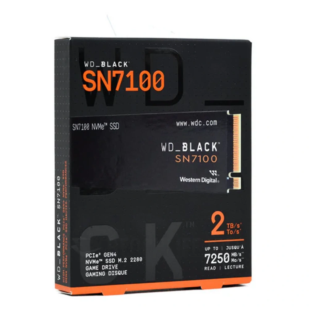 SSD M.2 NVME 2TB G4 WD BLACK SN 7100