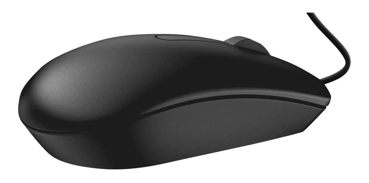 MOUSE DELL MS116 USB BLACK WIRED - Image 5