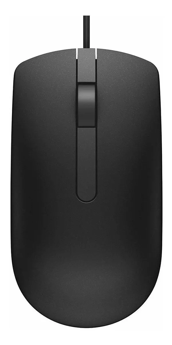 MOUSE DELL MS116 USB BLACK WIRED - Image 2