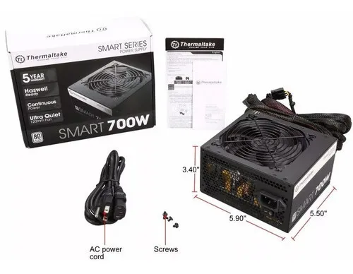 FUENTE 700W THERMALTAKE SMART 80+ WHITE - Image 2
