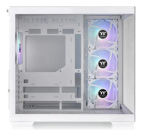 GABINETE THERMALTAKE VIEW 380 TG ARGB WHITE 4*FAN - Image 3