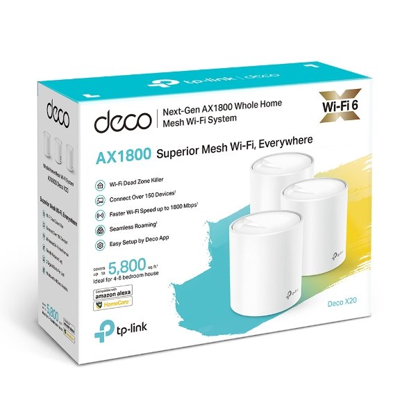 SISTEMA MESH TP-LINK DECO X20 (3-PACK) AX1800 - Image 2