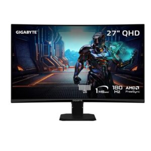 MONITOR 27 GIGABYTE GS27QCA GAMING CURVO 180HZ