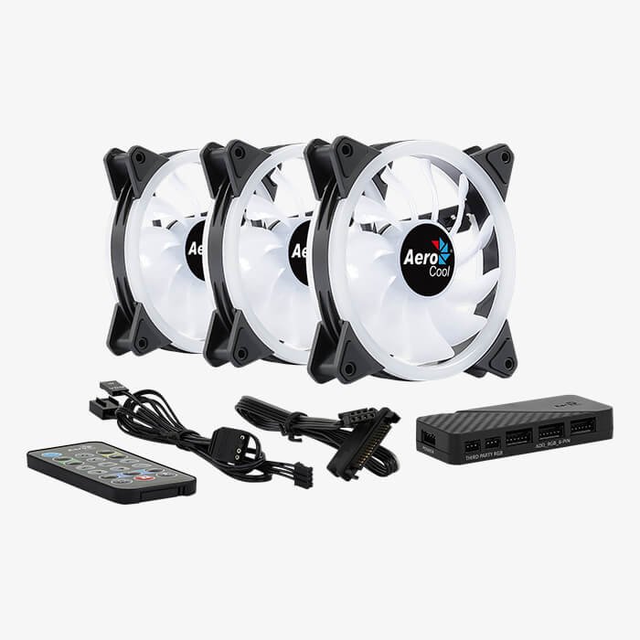 KIT FANS AEROCOOL CON CONTROLADORA Y CONTROL - Image 8