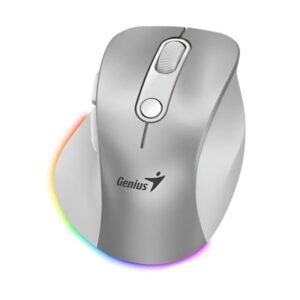 MOUSE GENIUS ERGO 9000S PRO 2.4GHZ+BT SILVER
