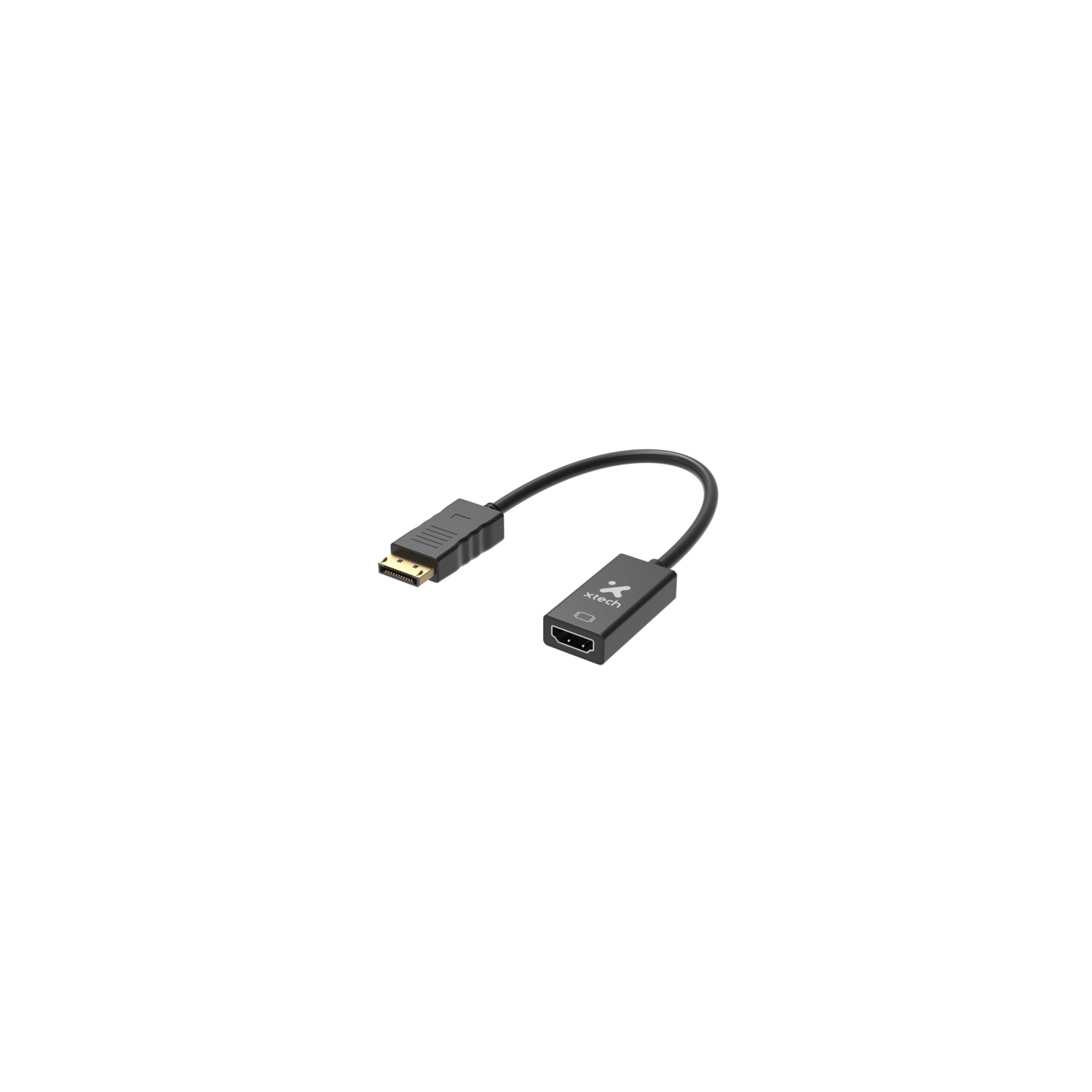 ADAPTADOR XTECH, DISPLAYPORT MACHO A HDMI HEMBRA ,