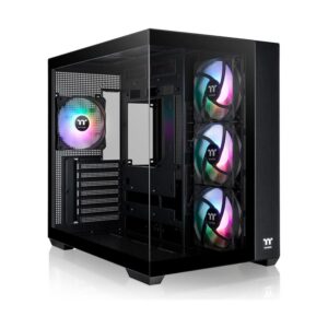 GABINETE THERMALTAKE VIEW 380 XL TG ARGB BLACK 4*FAN