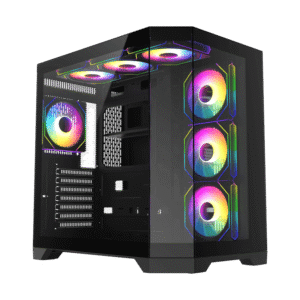 GABINETE GAMEMAX HYPE-A BK 4*FAN ARGB ATX