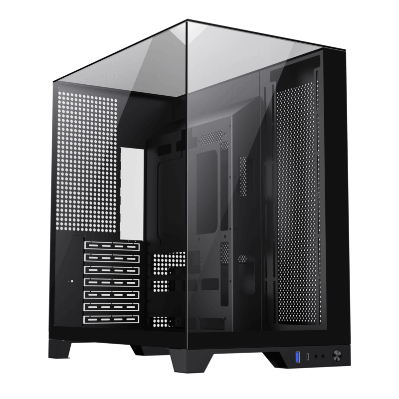 GABINETE GAMEMAX INFINITY BK BLACK SIN FANES
