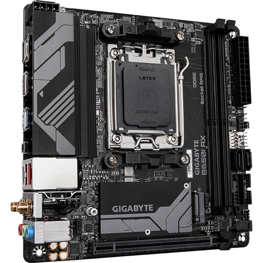 MOTHERBOARD GIGABYTE AM5 B650I AX DDR5 BOX M-ITX