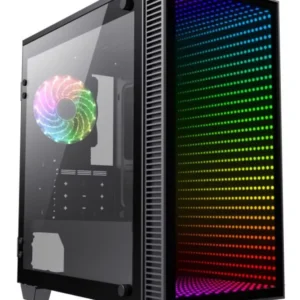 GABINETE GAMEMAX MINI ABYSS H608 1* FAN RGB M-ATX