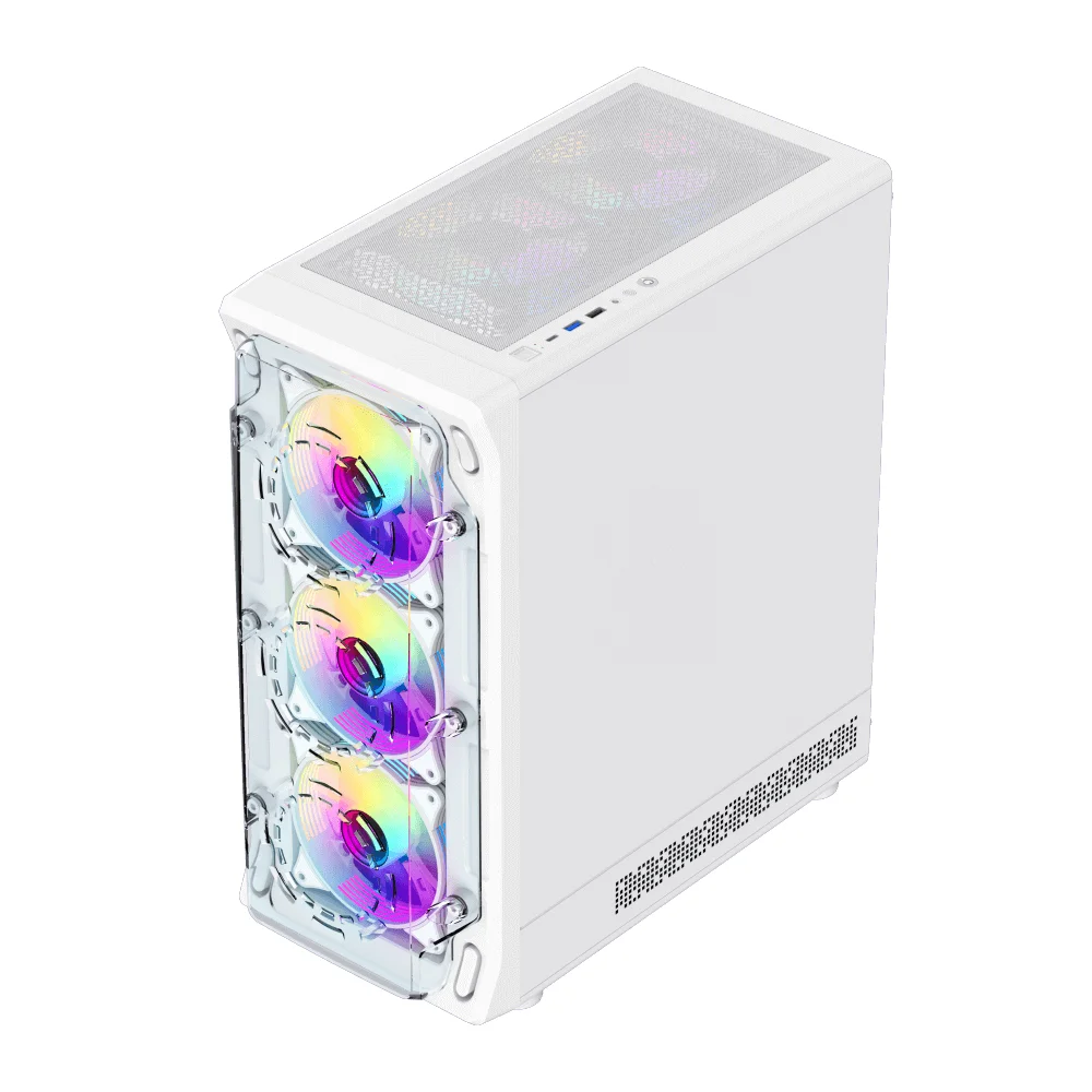 GABINETE GAMEMAX STARLIGHT 2 AW BLANCO 6 COOLER ARGB E-ATX - Image 2