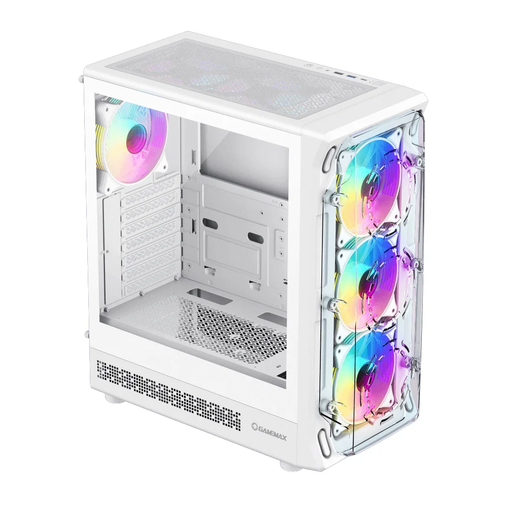 GABINETE GAMEMAX STARLIGHT 2 AW BLANCO 6 COOLER ARGB E-ATX - Image 3