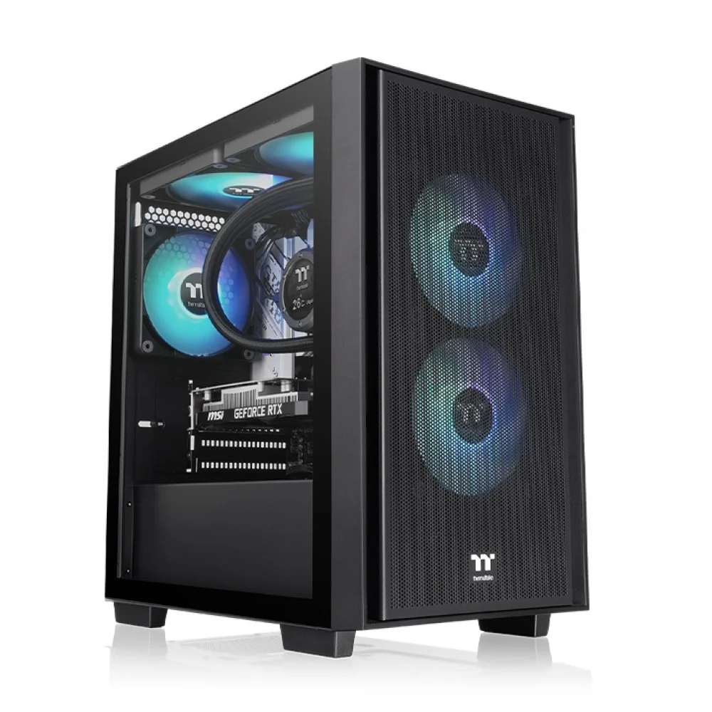 GABINETE THERMALTAKE VERSA H16 TG ARGB FAN*3 M-ATX 650W - Image 2