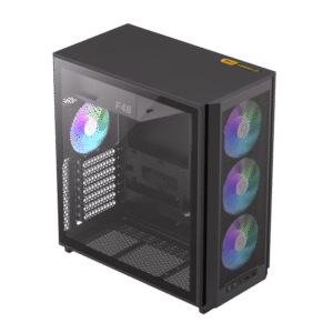 GABINETE GAMEMAX F46 BK 4*FAN ARGB ATX