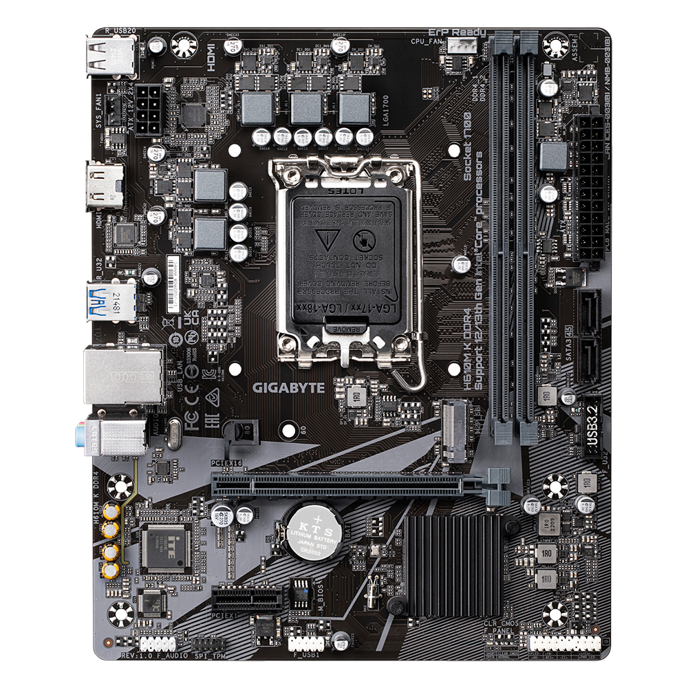 MOTHERBOARD GIGABYTE H610M K DDR4 LGA1700 DDR4 - Image 6