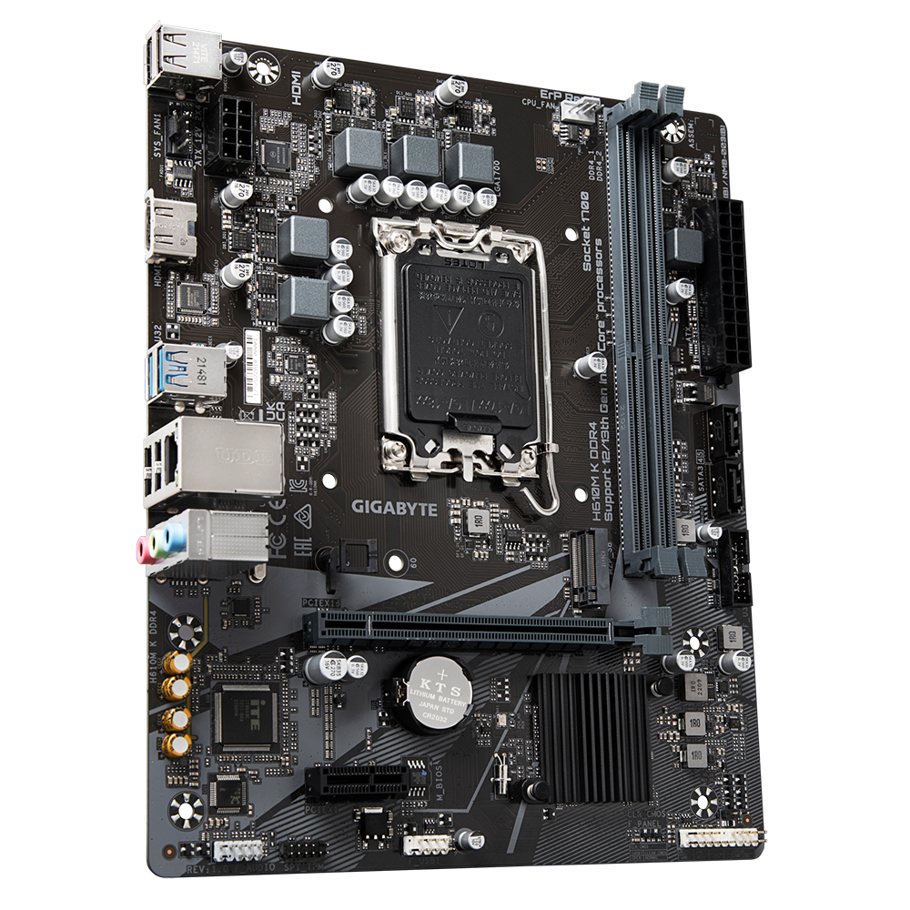 MOTHERBOARD GIGABYTE H610M K DDR4 LGA1700 DDR4