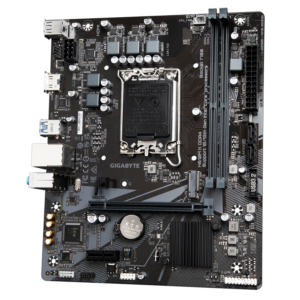 MOTHERBOARD GIGABYTE H610M K DDR4 LGA1700 DDR4 - Image 2