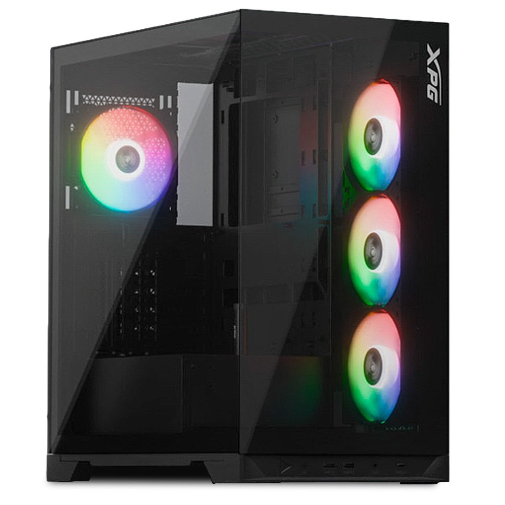 GABINETE XPG INVADER X NEGRO FAN ARGB X5